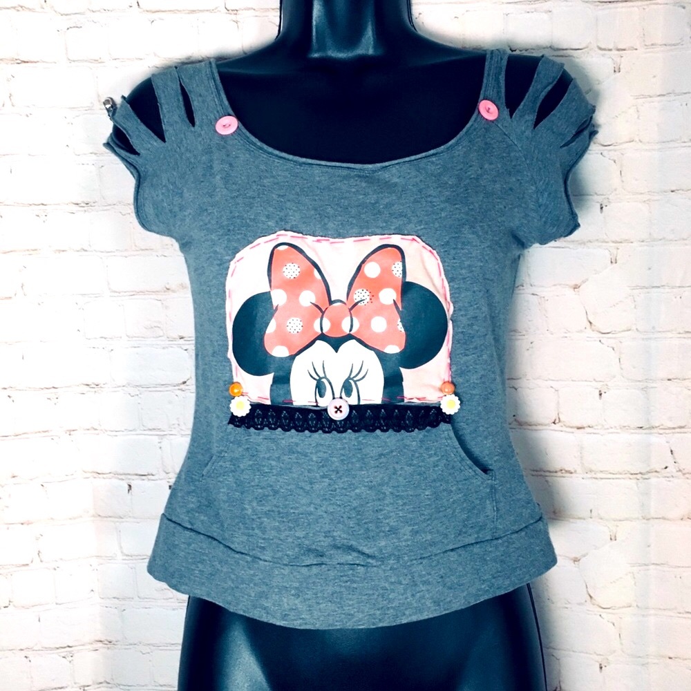 🧁 Peek a Boo Minnie Mouse Top 🌸